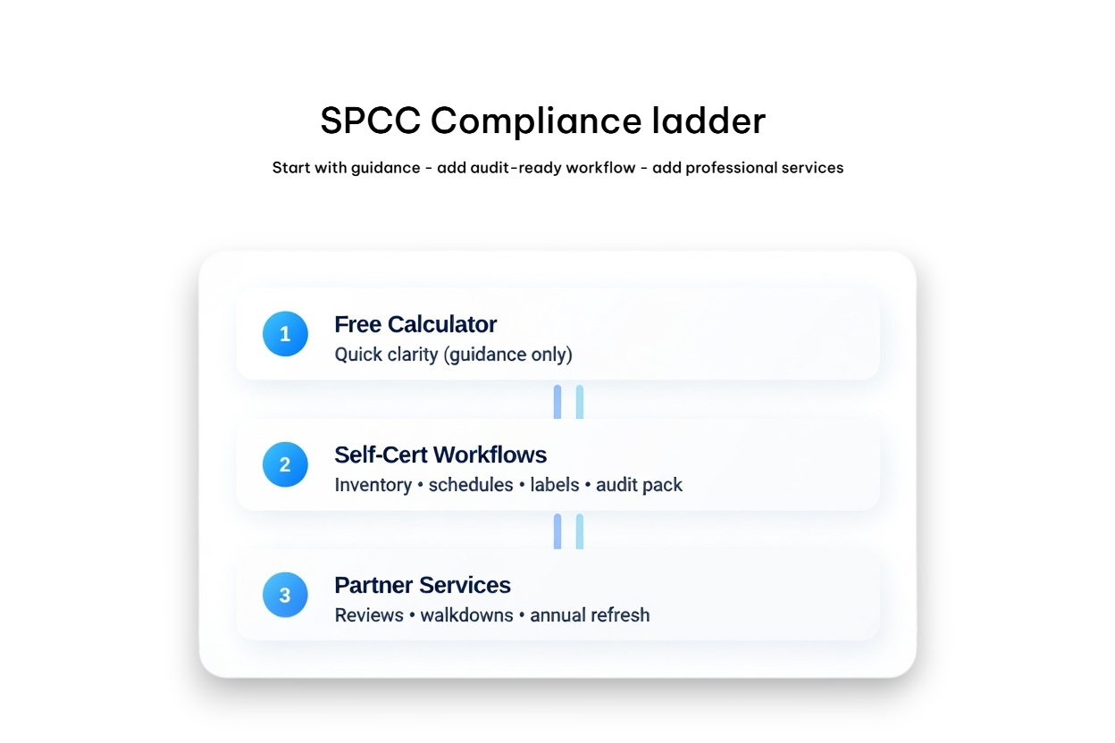SPCC compliance ladder illustration